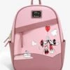 Loungefly Disney Mickey Mouse And Minnie Mouse Balloon Mini Backpack - BoxLunch Exclusive -Loungefly 11625798 hi