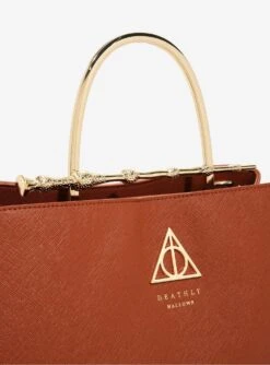 Loungefly Harry Potter Cognac Wand Handbag - BoxLunch Exclusive -Loungefly 12099857 av4