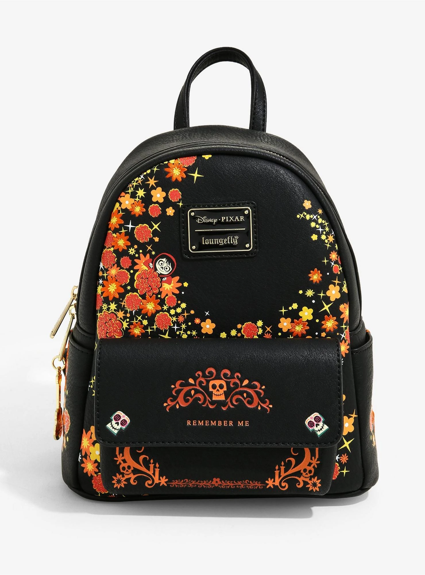 Loungefly Disney Pixar Coco Remember Me Mini Backpack - BoxLunch Exclusive 3 Loungefly Disney Pixar Coco Remember Me Mini Backpack - BoxLunch Exclusive