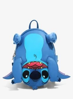 Loungefly Disney Lilo & Stitch Upside Down Figural Mini Backpack - BoxLunch Exclusive