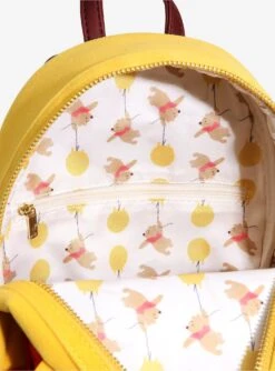Loungefly Disney Winnie The Pooh Floral Crown Flocked Mini Backpack - BoxLunch Exclusive -Loungefly 14398087 av5