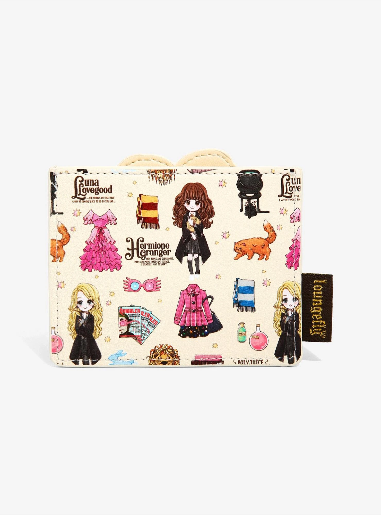 Loungefly Harry Potter Luna & Hermione Cardholder - BoxLunch Exclusive 4 Loungefly Harry Potter Luna & Hermione Cardholder - BoxLunch Exclusive - Image 2