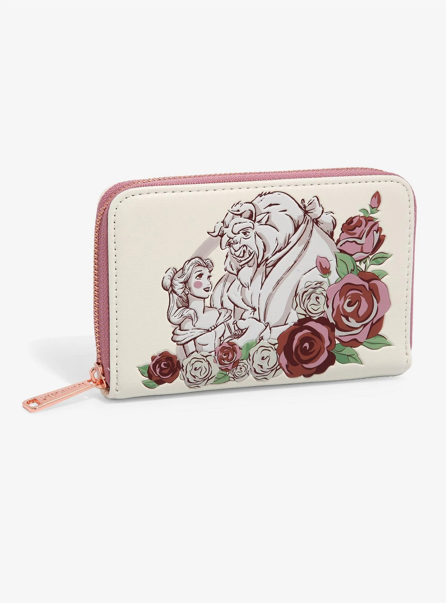 Loungefly Disney Beauty And The Beast Floral Wallet - BoxLunch Exclusive 3 Loungefly Disney Beauty And The Beast Floral Wallet - BoxLunch Exclusive