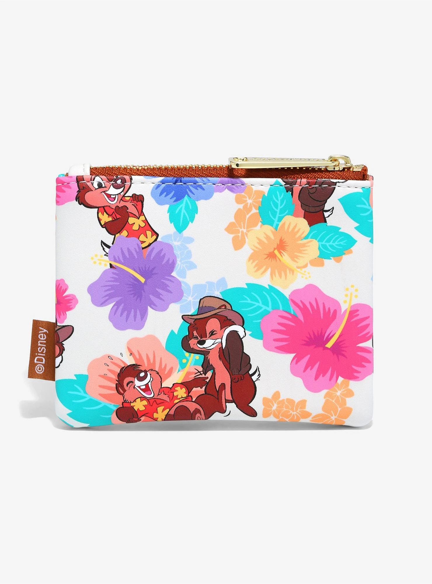 Loungefly Disney Chip & Dale Floral Coin Purse - BoxLunch Exclusive 4 Loungefly Disney Chip & Dale Floral Coin Purse - BoxLunch Exclusive - Image 2