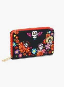 Loungefly Disney Pixar Coco Land Of The Dead Family Small Zip Wallet - BoxLunch Exclusive