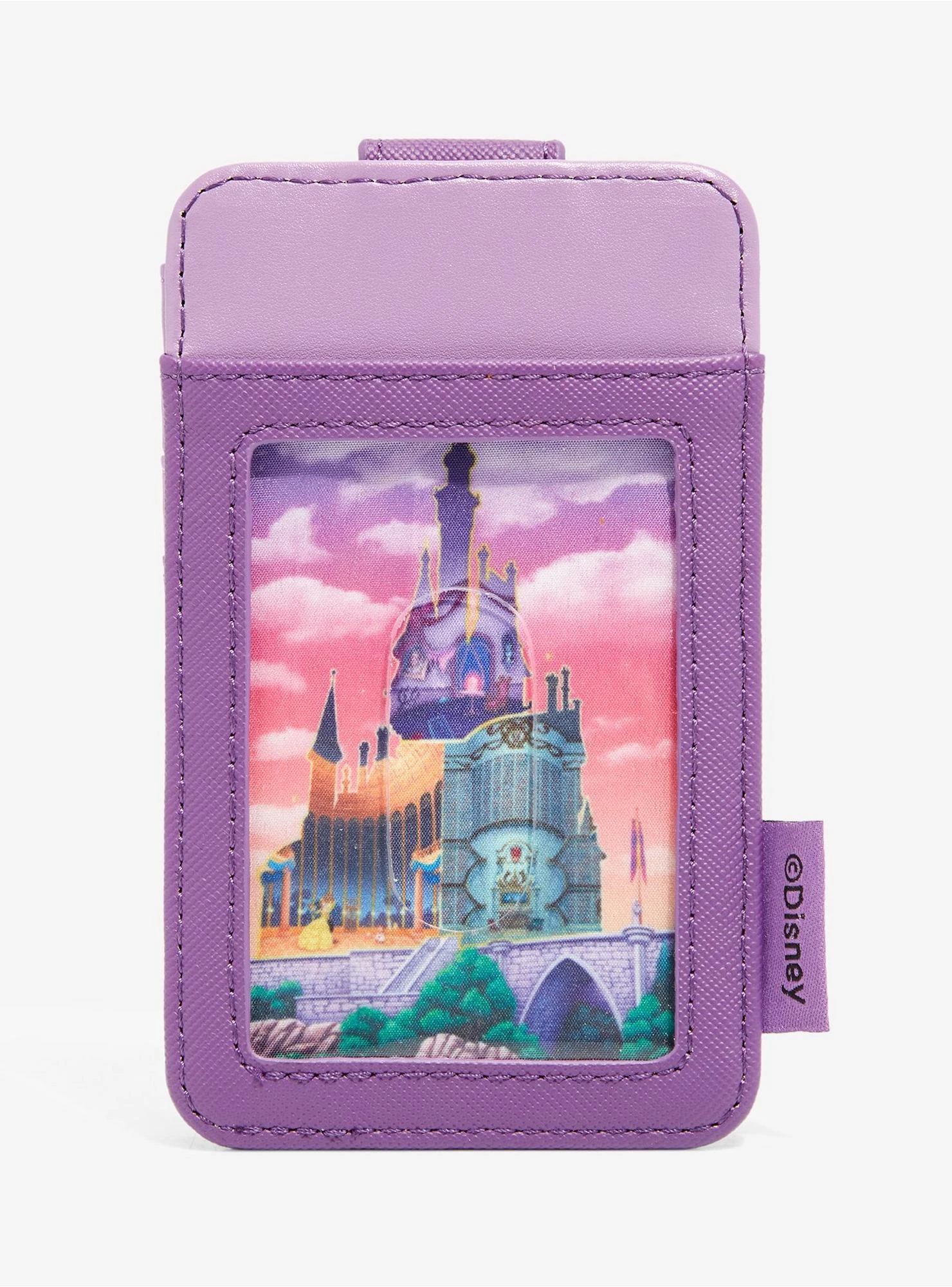 Loungefly Disney Beauty And The Beast Castle Portrait Cardholder - BoxLunch Exclusive 4 Loungefly Disney Beauty And The Beast Castle Portrait Cardholder - BoxLunch Exclusive - Image 2