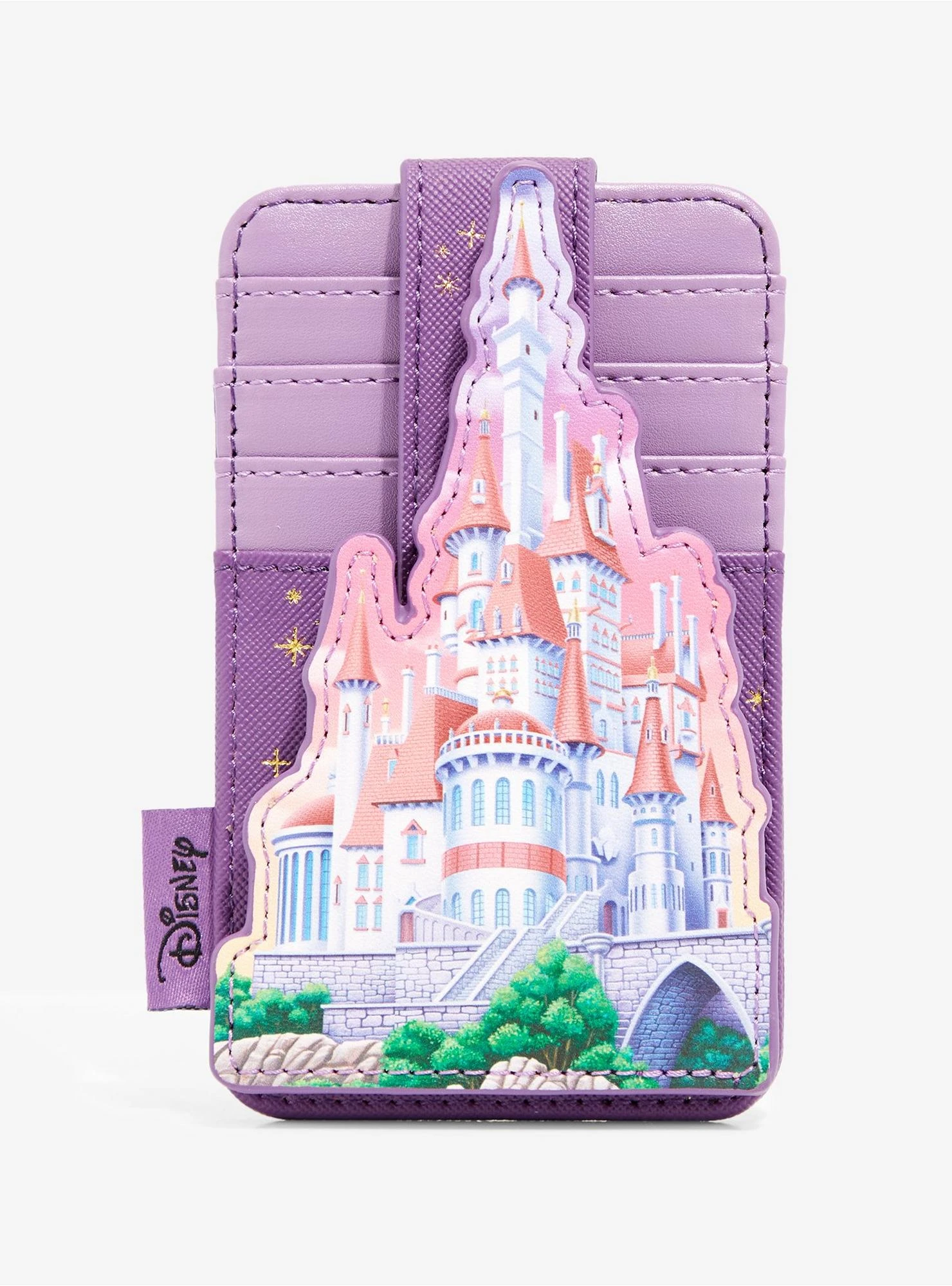 Loungefly Disney Beauty And The Beast Castle Portrait Cardholder - BoxLunch Exclusive 3 Loungefly Disney Beauty And The Beast Castle Portrait Cardholder - BoxLunch Exclusive