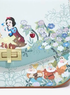 Loungefly Disney Snow White And The Seven Dwarfs Animal Friends & Characters Floral Handbag - BoxLunch Exclusive -Loungefly 16051795 av3