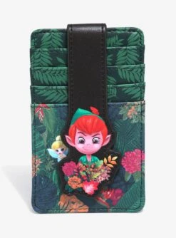Loungefly Disney Peter Pan & Tinkerbell Chibi Jungle Cardholder - BoxLunch Exclusive