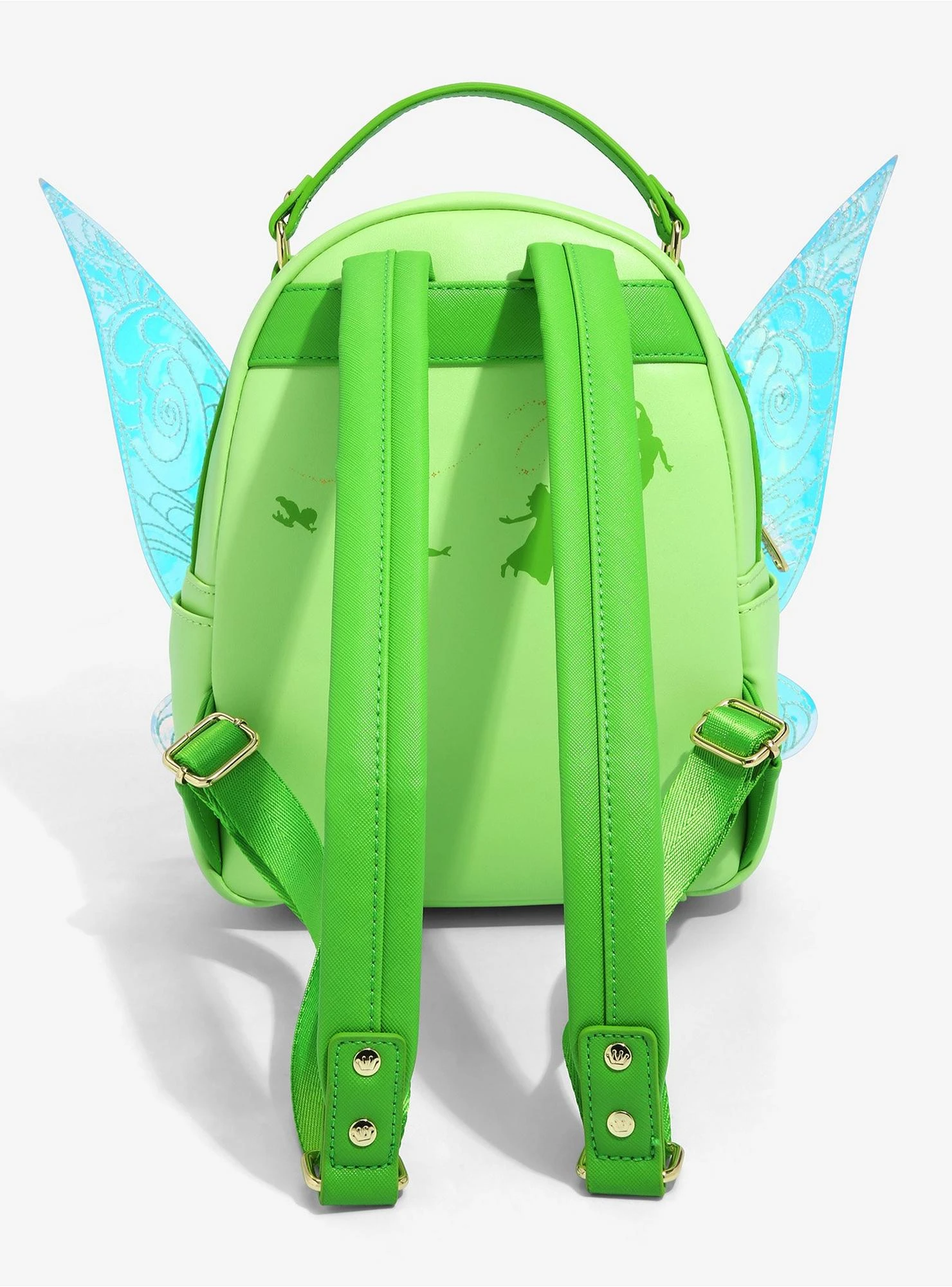 Loungefly Disney Peter Pan Tinker Bell Wings Figural Mini Backpack - BoxLunch Exclusive 5 Loungefly Disney Peter Pan Tinker Bell Wings Figural Mini Backpack - BoxLunch Exclusive - Image 3