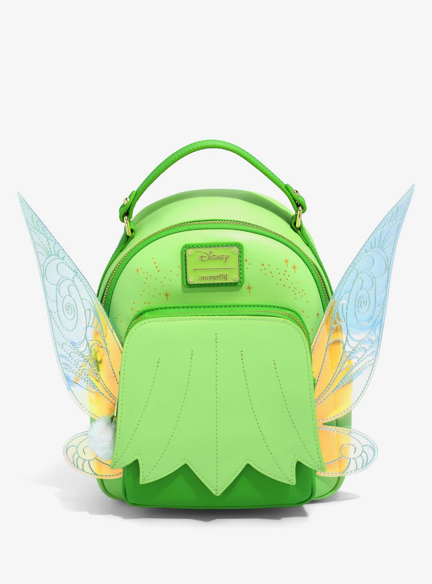 Loungefly Disney Peter Pan Tinker Bell Wings Figural Mini Backpack - BoxLunch Exclusive 3 Loungefly Disney Peter Pan Tinker Bell Wings Figural Mini Backpack - BoxLunch Exclusive