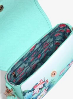 Loungefly Disney Mulan Cri-Kee & Mulan Lotus Crossbody Bag - BoxLunch Exclusive -Loungefly 16196674 av3