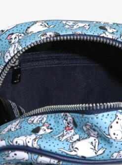 Loungefly Disney 101 Dalmatians Puppies Allover Print Crossbody Bag - BoxLunch Exclusive -Loungefly 16334618 av3