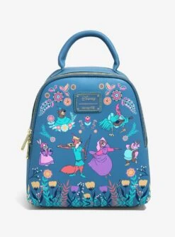 Loungefly Disney Robin Hood Sherwood Forest Friends Floral Mini Backpack