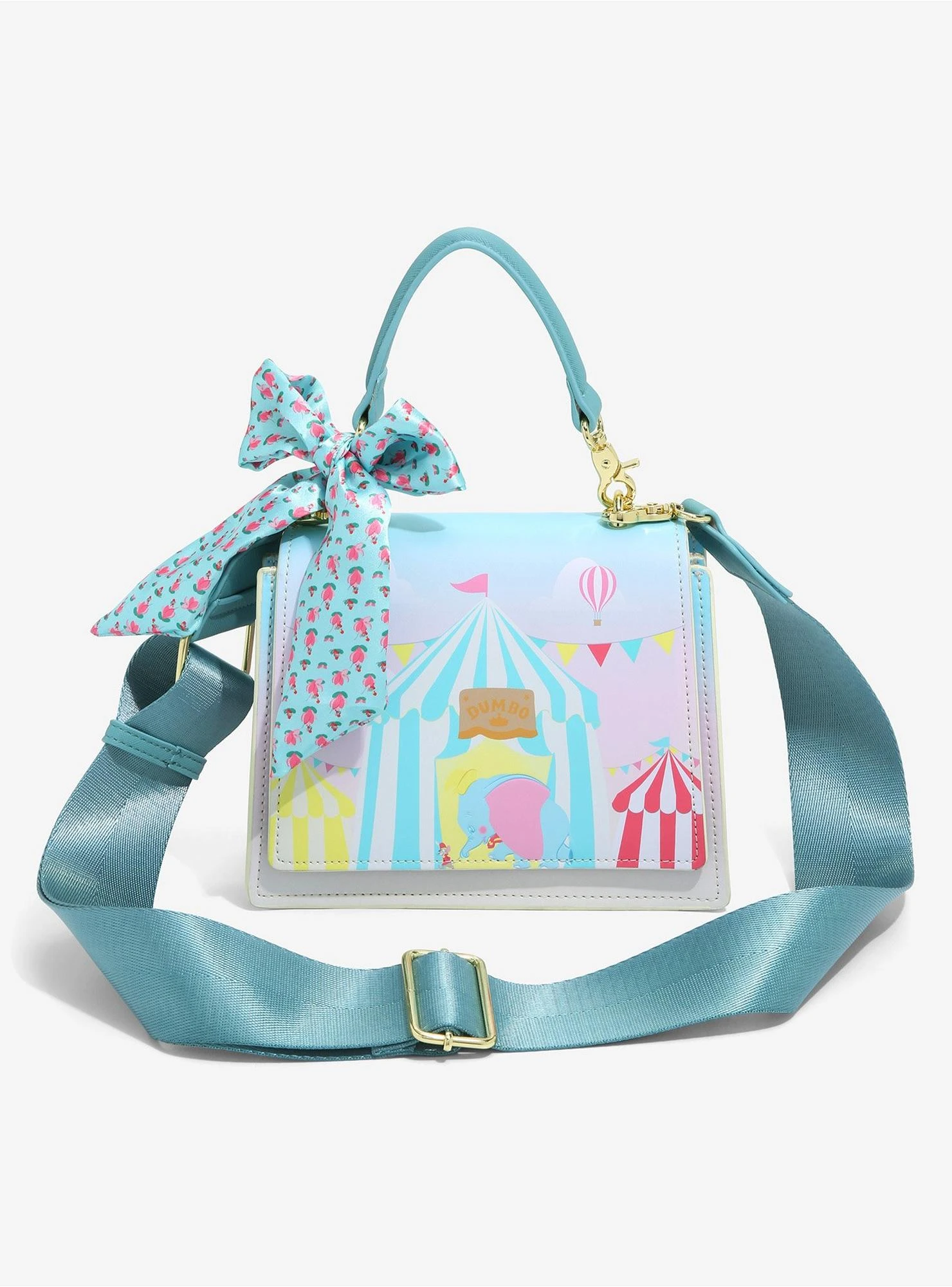 Loungefly Disney Dumbo Circus Tent Crossbody Bag - BoxLunch Exclusive 3 Loungefly Disney Dumbo Circus Tent Crossbody Bag - BoxLunch Exclusive