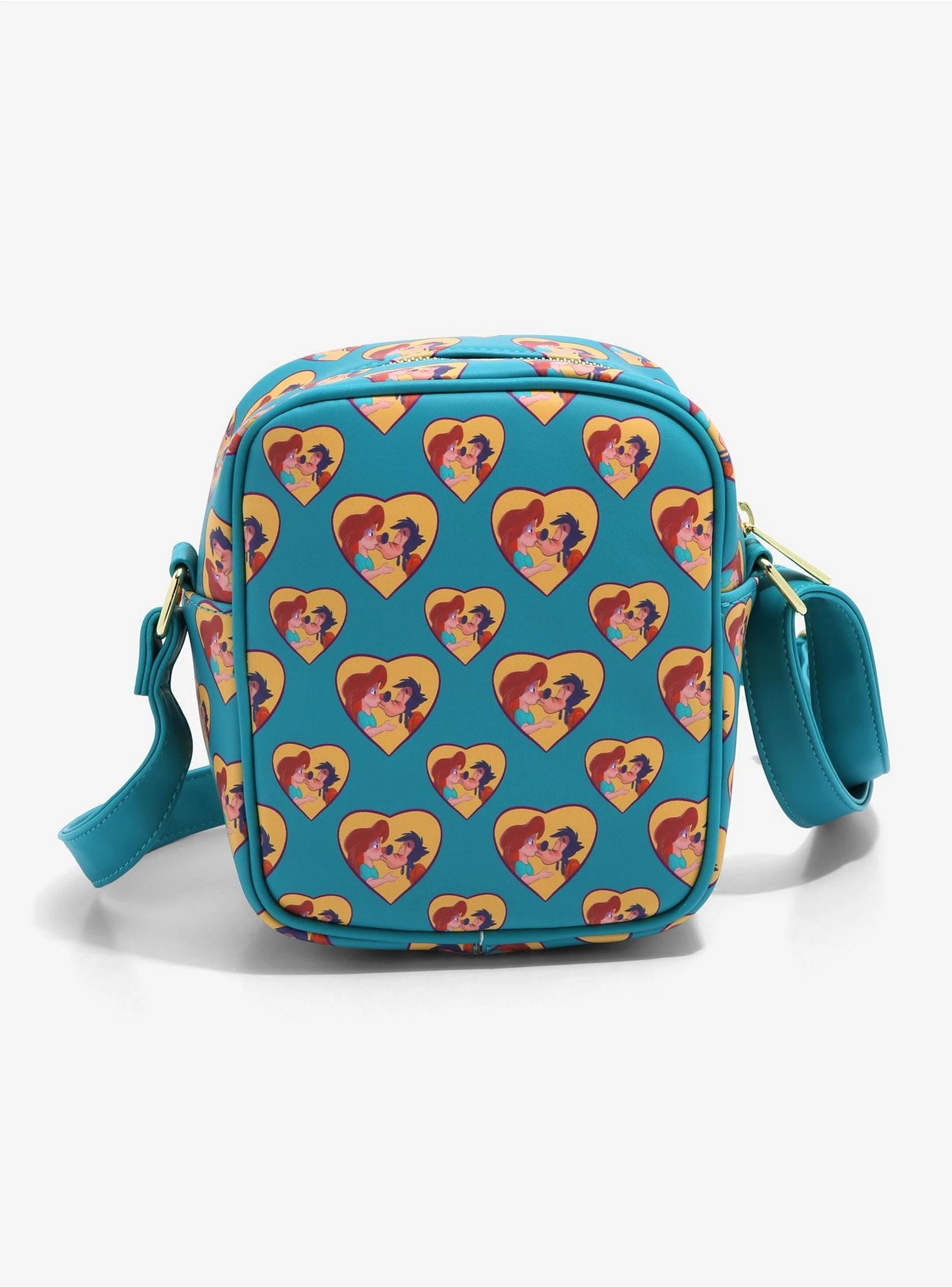 Loungefly Disney A Goofy Movie Heart Kiss Allover Print Crossbody Bag - BoxLunch Exclusive 5 Loungefly Disney A Goofy Movie Heart Kiss Allover Print Crossbody Bag - BoxLunch Exclusive - Image 3