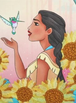 Loungefly Disney Pocahontas Sunflowers Mini Backpack - BoxLunch Exclusive -Loungefly 16533656 av3