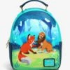 Loungefly Disney The Fox And The Hound Tod & Copper Playtime Mini Backpack - BoxLunch Exclusive -Loungefly 16704722 hi