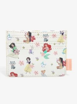 Loungefly Disney Princess Chibi Princesses & Friends Allover Print Cardholder - BoxLunch Exclusive -Loungefly 16896853 av1