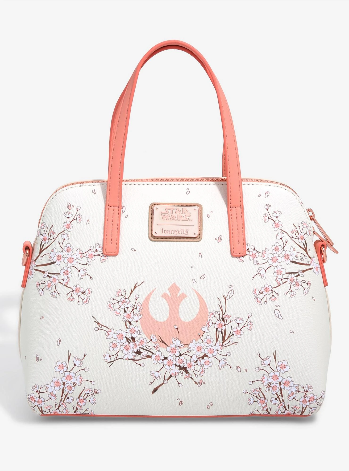 Loungefly Star Wars Princess Leia Floral Handbag - BoxLunch Exclusive 5 Loungefly Star Wars Princess Leia Floral Handbag - BoxLunch Exclusive - Image 3