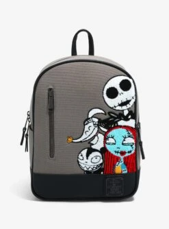 Loungefly Disney The Nightmare Before Christmas Chenille Characters Mini Backpack - BoxLunch Exclusive