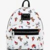 Loungefly Disney Mickey Mouse Outfits Allover Print Mini Backpack - BoxLunch Exclusive -Loungefly 17060688 hi