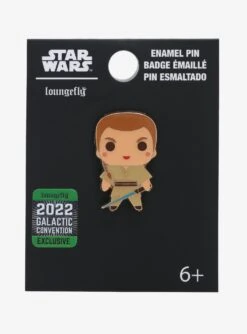 Loungefly Star Wars: Episode I - The Phantom Menace Chibi Obi-Wan Kenobi (Padawan) Enamel Pin - BoxLunch Exclusive -Loungefly 17356642 av1