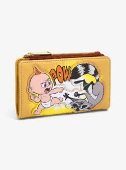 Loungefly Disney Pixar The Incredibles 2 Jack-Jack And Raccoon Fight Wallet - BoxLunch Exclusive
