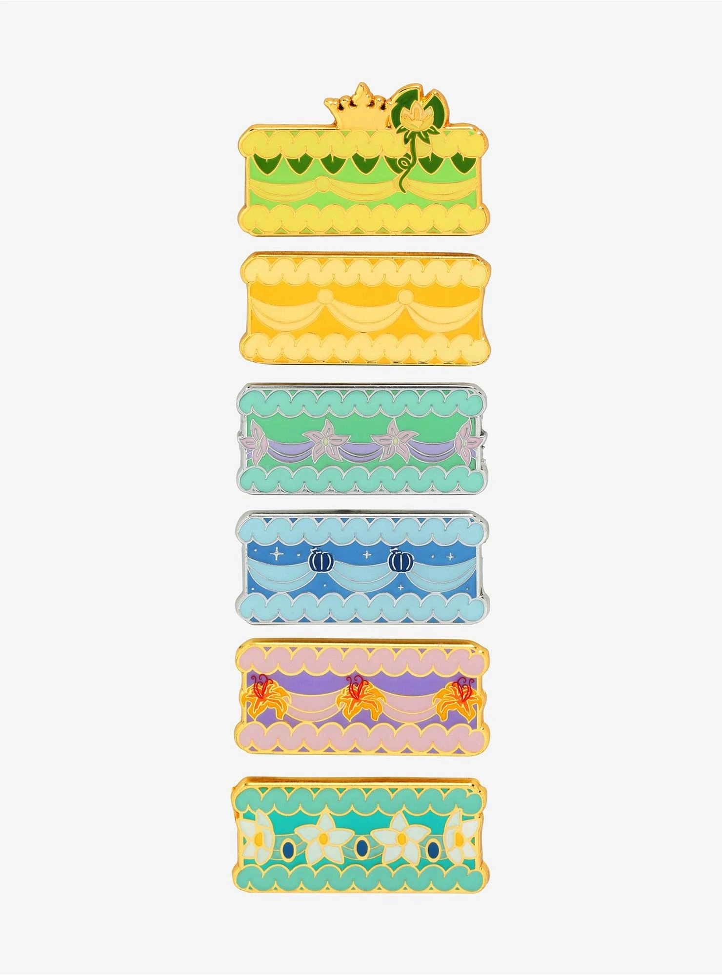 Loungefly Disney Princess Character Cake Blind Box Enamel Pin - BoxLunch Exclusive 3 Loungefly Disney Princess Character Cake Blind Box Enamel Pin - BoxLunch Exclusive