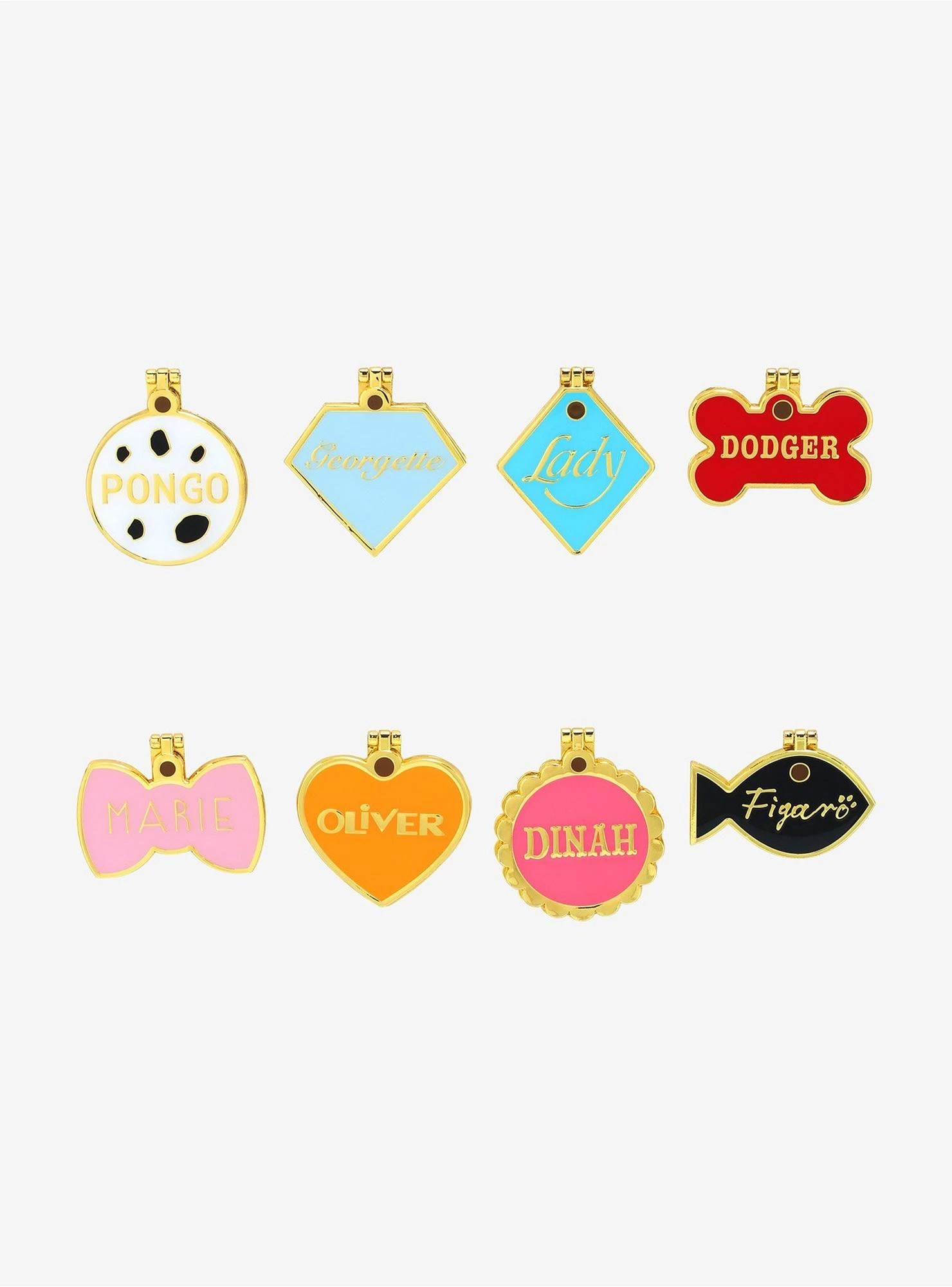 Loungefly Disney Pets Name Tag Hinged Blind Box Enamel Pin - BoxLunch Exclusive 2 Loungefly Disney Pets Name Tag Hinged Blind Box Enamel Pin - BoxLunch Exclusive