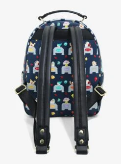 Loungefly Disney Snow White And The Seven Dwarves Beds Allover Print Mini Backpack - BoxLunch Exclusive -Loungefly 19322899 av2