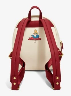 Loungefly Disney Alice In Wonderland Mushroom Tea Party Mini Backpack - BoxLunch Exclusive -Loungefly 19323696 av2