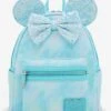 Loungefly Disney Minnie Mouse Sequin Bow Mini Backpack - BoxLunch Exclusive -Loungefly 19323801 hi