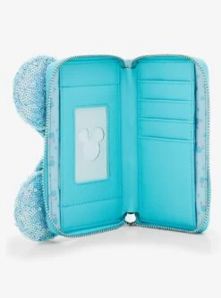 Loungefly Disney Minnie Mouse Sequin Bow Small Zip Wallet - BoxLunch Exclusive -Loungefly 19323803 av2