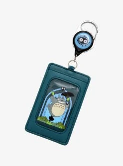Loungefly Studio Ghibli My Neighbor Totoro Stained Glass Retractable Lanyard - BoxLunch Exclusive -Loungefly 19555462 av1