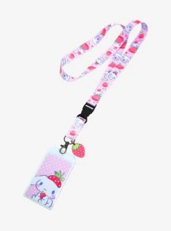 Loungefly Sanrio Cinnamoroll & Strawberries Lanyard - BoxLunch Exclusive