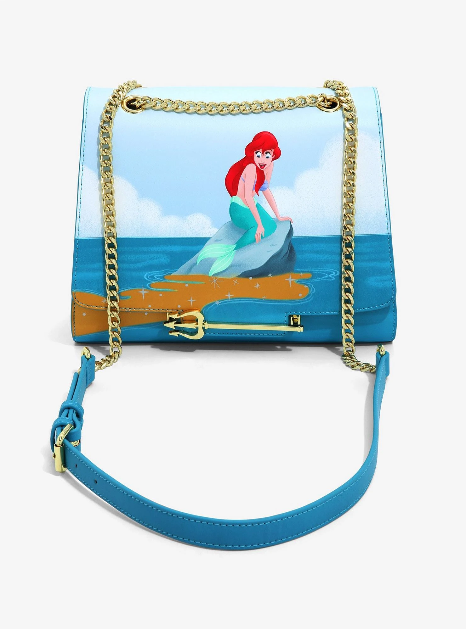 Loungefly Disney The Little Mermaid Ariel & King Triton Handbag 3 Loungefly Disney The Little Mermaid Ariel & King Triton Handbag