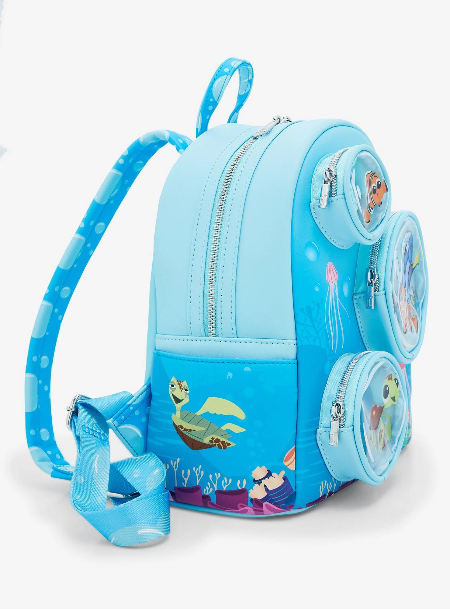 Loungefly Disney Pixar Finding Nemo Bubbles Mini Backpack 4 Loungefly Disney Pixar Finding Nemo Bubbles Mini Backpack - Image 2