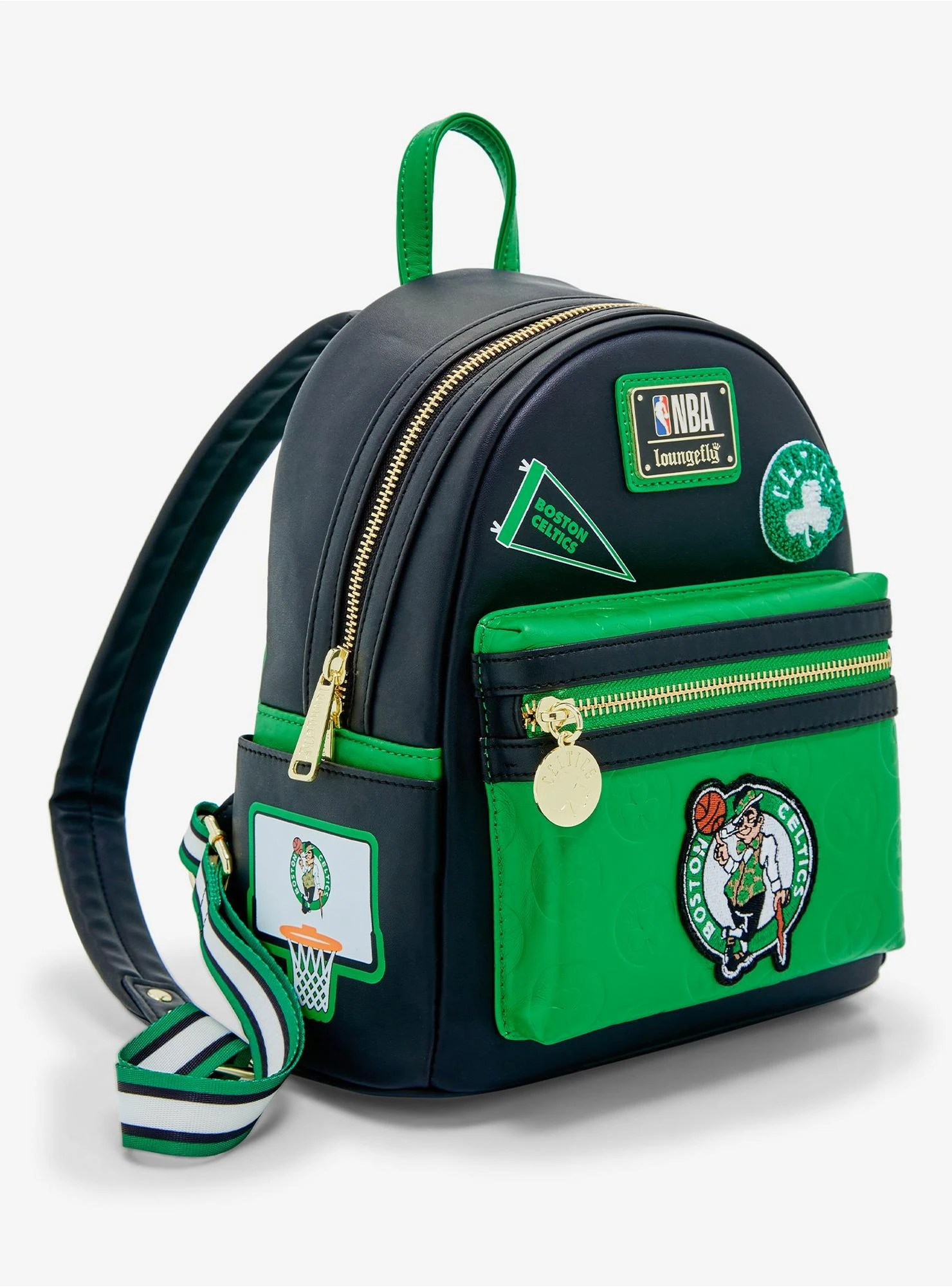 Loungefly NBA Boston Celtics Mini Backpack 4 Loungefly NBA Boston Celtics Mini Backpack - Image 2