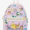 Loungefly Pokémon Floral Teacups Allover Print Mini Backpack - BoxLunch Exclusive -Loungefly 19993629 hi