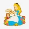 Loungefly Disney Alice In Wonderland Alice & Dinah With Tulips Enamel Pin - BoxLunch Exclusive -Loungefly 20058542 hi