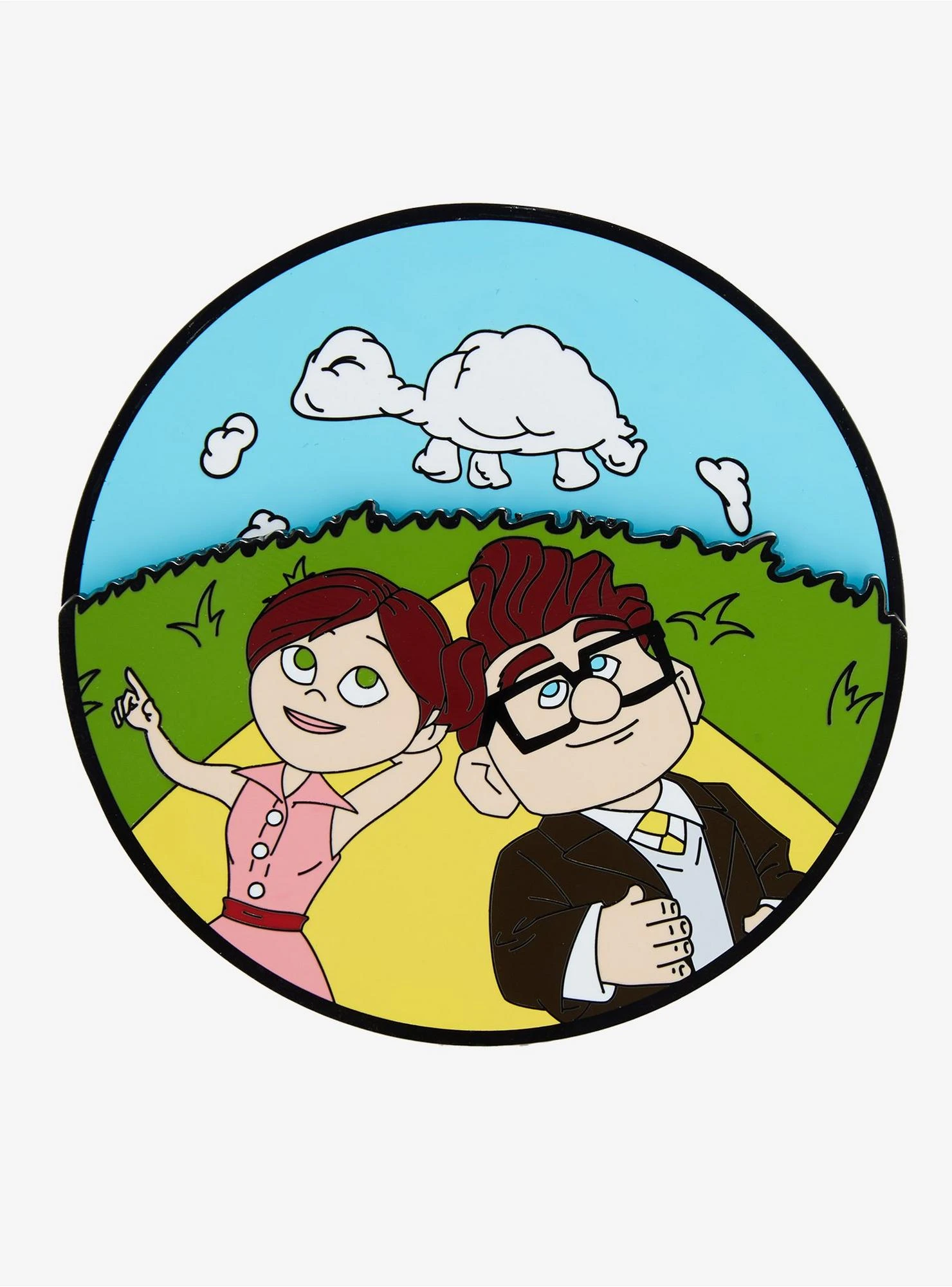 Loungefly Disney Pixar Up Carl & Ellie Spinning Clouds Limited Edition Enamel Pin - BoxLunch Exclusive 4 Loungefly Disney Pixar Up Carl & Ellie Spinning Clouds Limited Edition Enamel Pin - BoxLunch Exclusive - Image 2