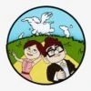 Loungefly Disney Pixar Up Carl & Ellie Spinning Clouds Limited Edition Enamel Pin - BoxLunch Exclusive -Loungefly 20058556 hi