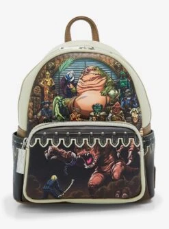 Loungefly Star Wars Return Of The Jedi 40th Anniversary Jabba's Palace Scene Mini Backpack