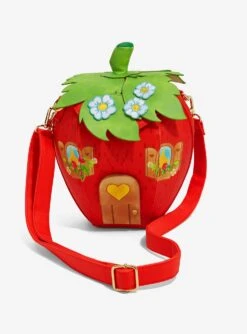 Loungefly Strawberry Shortcake House Figural Crossbody Bag
