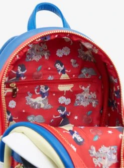 Loungefly Disney Snow White And The Seven Dwarfs Snow White Figural Mini Backpack 11 Loungefly Disney Snow White And The Seven Dwarfs Snow White Figural Mini Backpack -Loungefly 20087360 av4