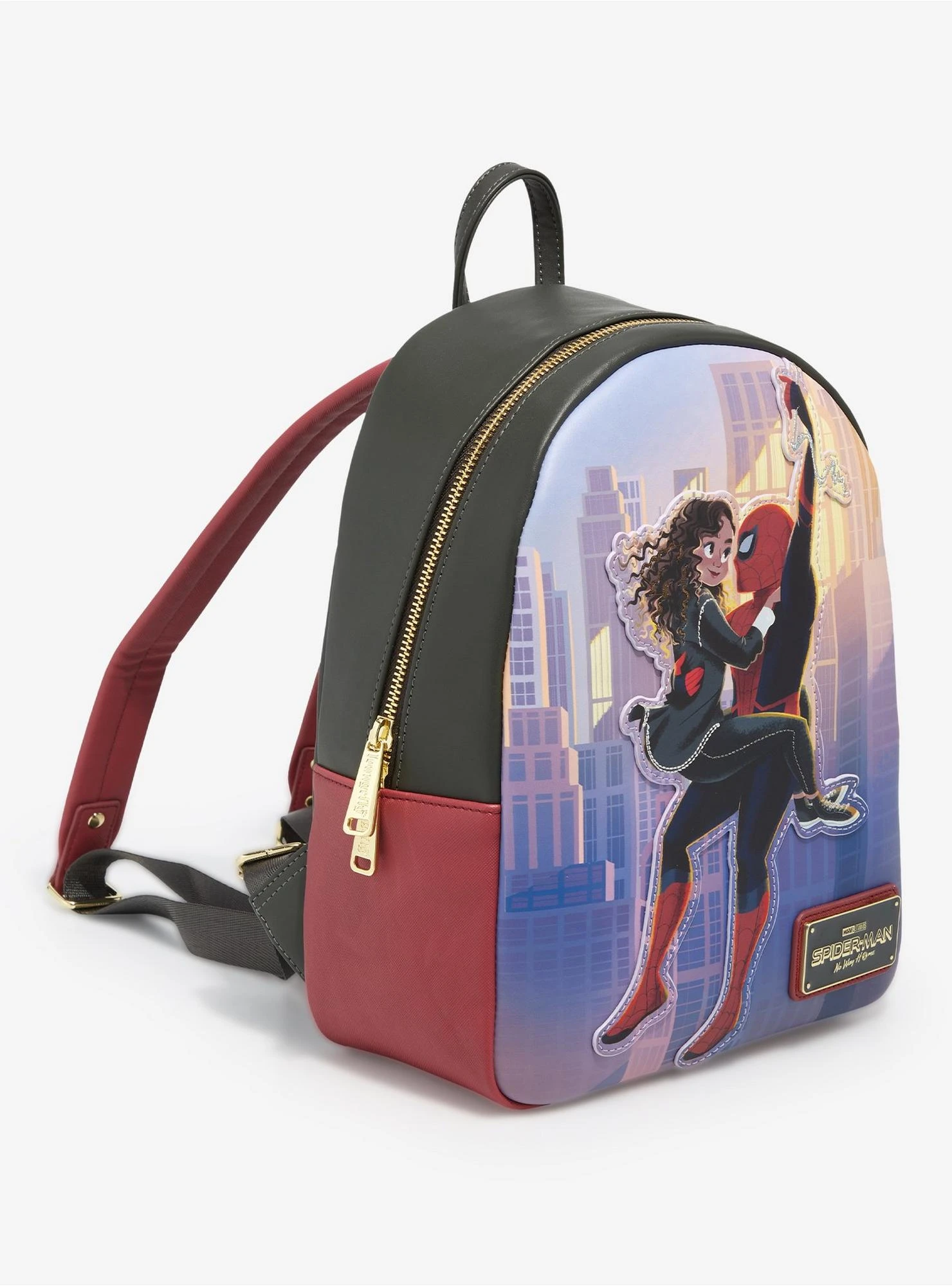 Loungefly Marvel Spider-Man: No Way Home MJ & Spider-Man Mini Backpack - BoxLunch Exclusive 4 Loungefly Marvel Spider-Man: No Way Home MJ & Spider-Man Mini Backpack - BoxLunch Exclusive - Image 2
