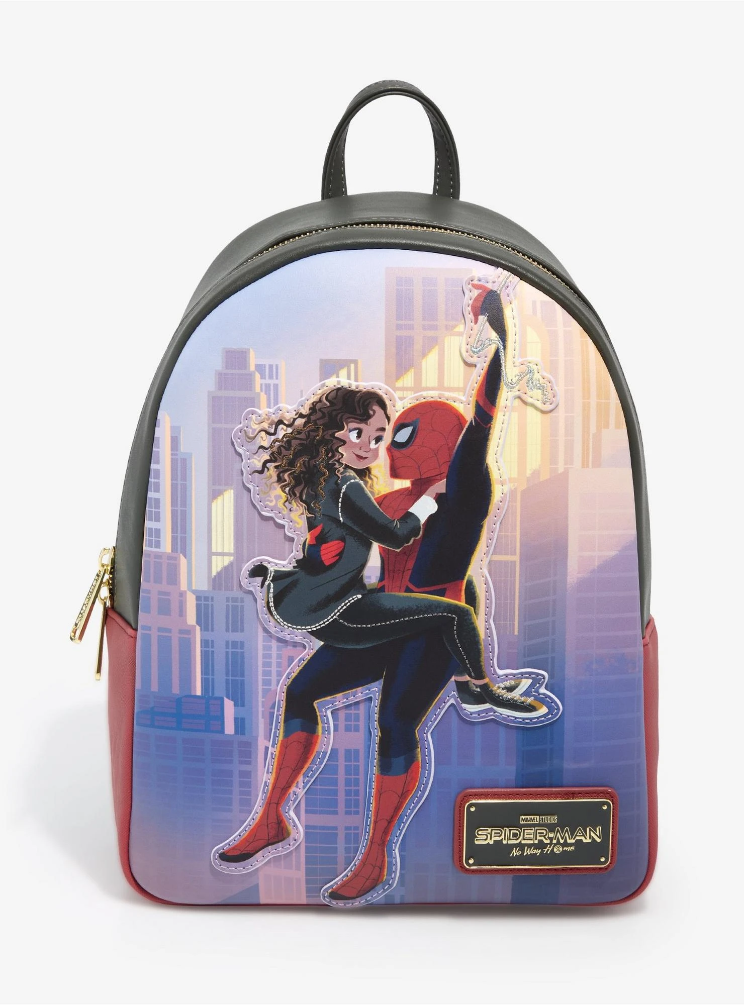 Loungefly Marvel Spider-Man: No Way Home MJ & Spider-Man Mini Backpack - BoxLunch Exclusive 3 Loungefly Marvel Spider-Man: No Way Home MJ & Spider-Man Mini Backpack - BoxLunch Exclusive
