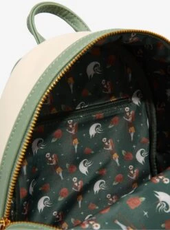 Loungefly The Nightmare Before Christmas Floral Sally And Jack Coffin Mini Backpack - BoxLunch Exclusive -Loungefly 20087392 av3