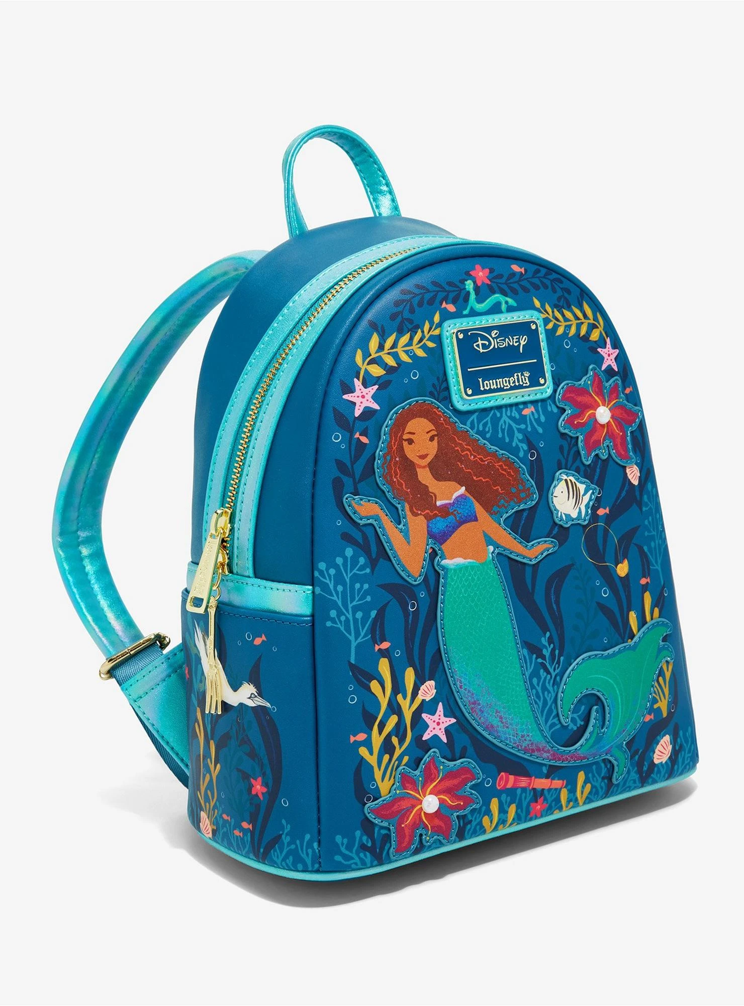 Loungefly Disney The Little Mermaid Under The Sea Mini Backpack 4 Loungefly Disney The Little Mermaid Under The Sea Mini Backpack - Image 2